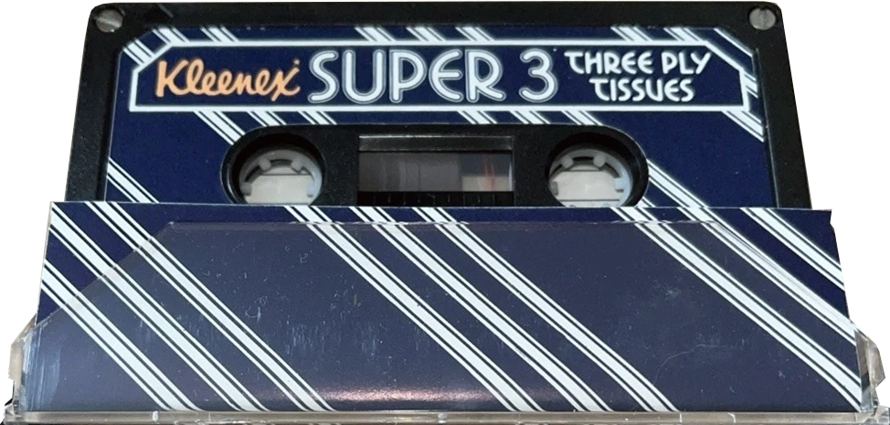 Compact Cassette Kleenex Super 3 90 Type I Normal Unknown Country