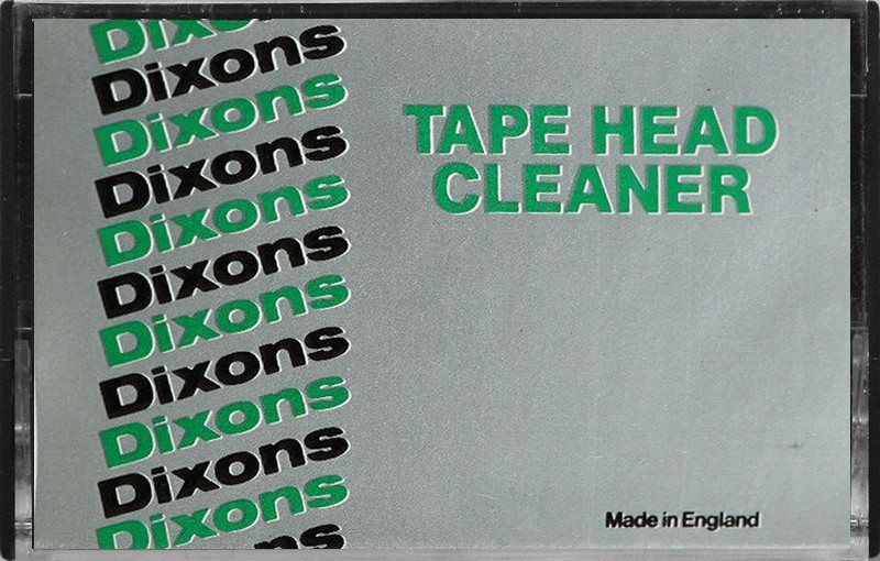 Compact Cassette Dixons Cleaning Cassette 1982 UK