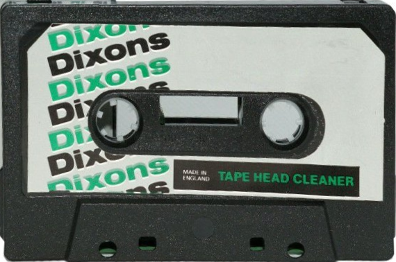Compact Cassette Dixons Cleaning Cassette 1982 UK