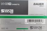 VHS-C (VHS Compact) Bauer 45 "SEC 45" Type I Normal Germany