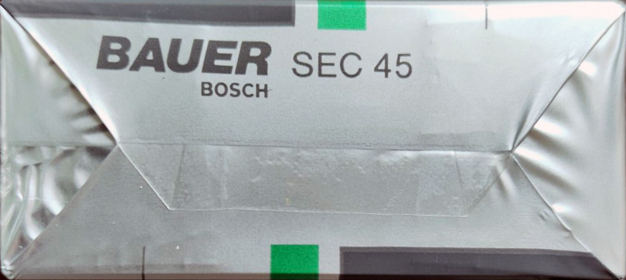 VHS-C (VHS Compact) Bauer 45 "SEC 45" Type I Normal Germany
