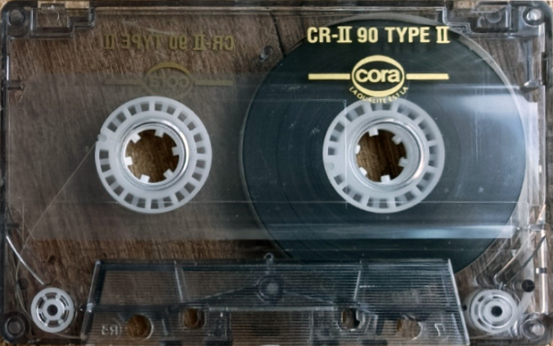 Compact Cassette Cora 90 "CR-II" Type II Chrome 1993 Belgium