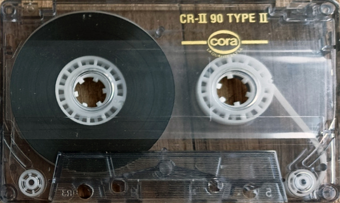Compact Cassette Cora 90 "CR-II" Type II Chrome 1993 Belgium