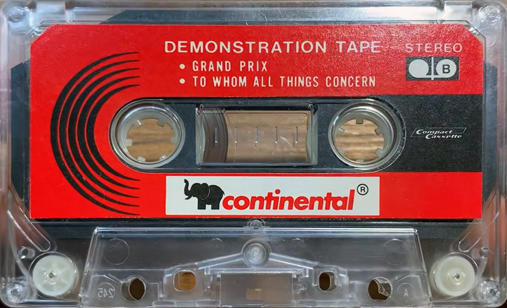 Compact Cassette Continental Demonstration Tape Unknown Country