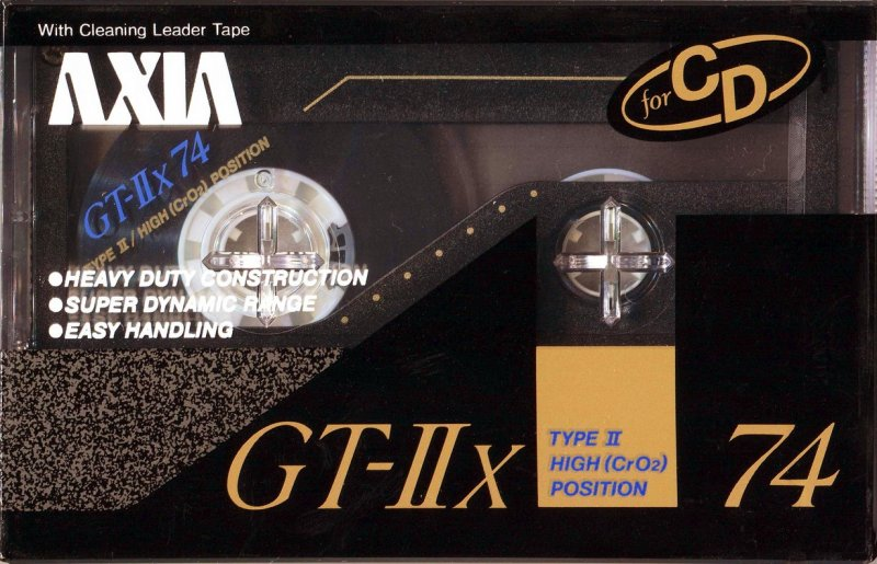 Compact Cassette: FUJI AXIA - GT-IIx 74