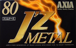 Compact Cassette AXIA J`z Metal 80 "JZMB 80" Type IV Metal 1993 Japan