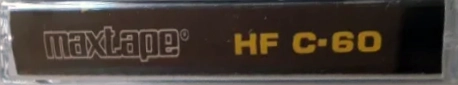 Compact Cassette Maxtape 60 Type I Normal Unknown Country