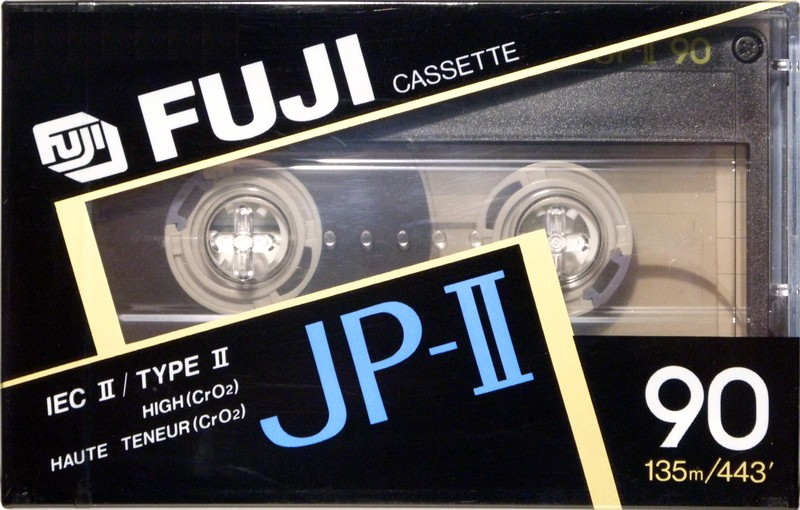 Compact Cassette Fuji JP-II 90 Type II Chrome 1989 Europe