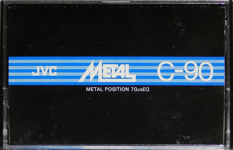 Compact Cassette JVC Metal / ME 90 Type IV Metal 1979 USA