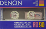 Compact Cassette Denon RD 90 Type I Normal 1986 Japan