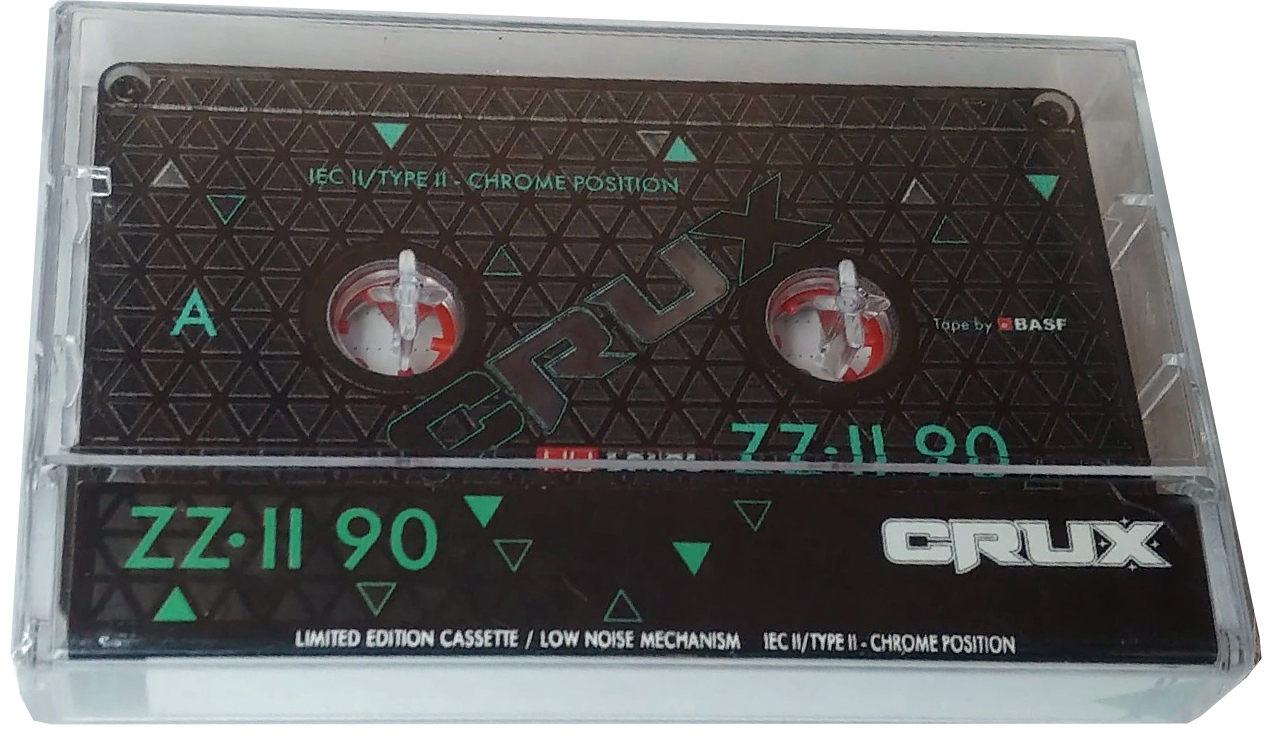Compact Cassette CRUX ZZ 90 "HQ series" Type II Chrome 2022 Worldwide