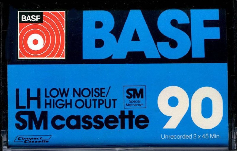 Compact Cassette BASF LH 90 Type I Normal 1975 USA