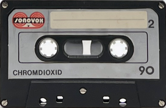 Compact Cassette Sonovox 90 Type II Chrome 1981 Portugal