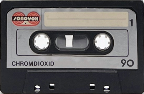 Compact Cassette Sonovox 90 Type II Chrome 1981 Portugal