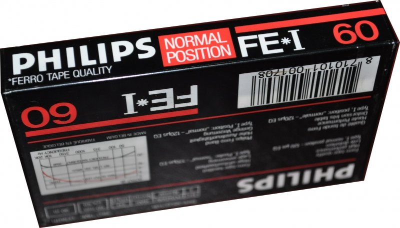 Compact Cassette Philips FE-I 60 Type I Normal 1984 Europe