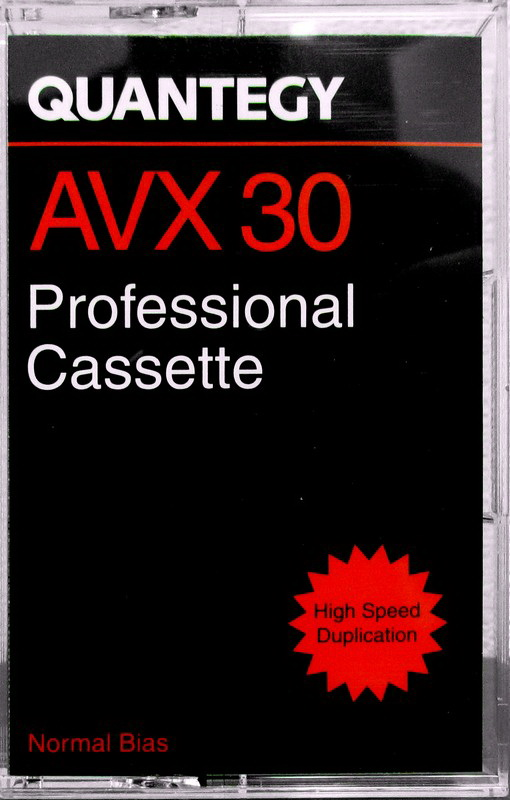 Compact Cassette Quantegy AVX 30 Type I Normal 1996 USA