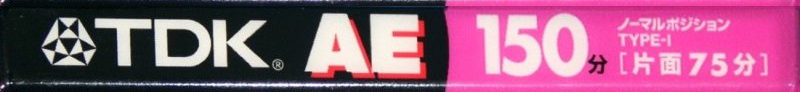 Compact Cassette TDK AE 150 "AE-150G" Type I Normal 2002 Japan