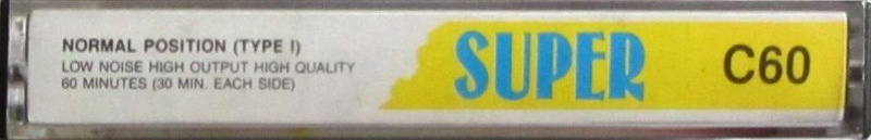 Compact Cassette Super 60 "This way" Type I Normal Japan