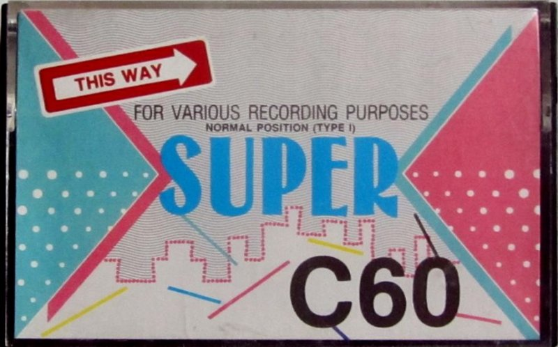 Compact Cassette Super 60 "This way" Type I Normal Japan