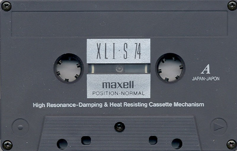 Compact Cassette: Maxell / Hitachi Maxell - XLI-S 74