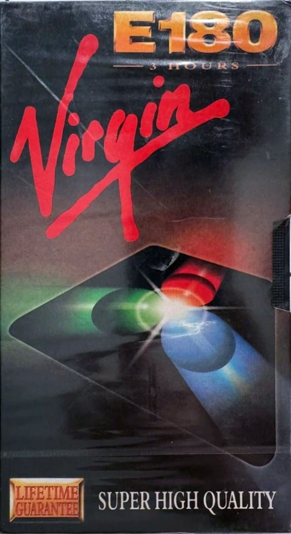 VHS, Video Home System Virgin 180 Type I Normal UK