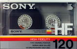 Compact Cassette Sony HF 120 Type I Normal 1986 Japan