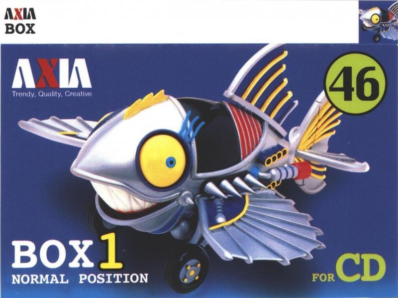 Compact Cassette AXIA Box 1 46 "BOX1C 46" Type I Normal 1997 Japan
