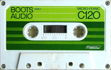 Compact Cassette Boots / Boots Audio 120 Type I Normal 1973 UK