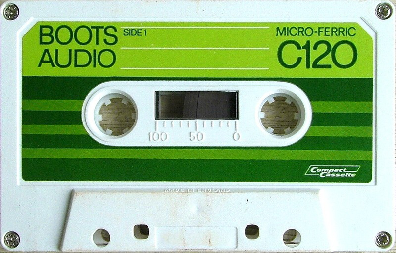 Compact Cassette: Unknown Boots Audio -  120