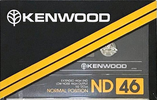 Compact Cassette Kenwood ND 46 Type I Normal 1982 Japan