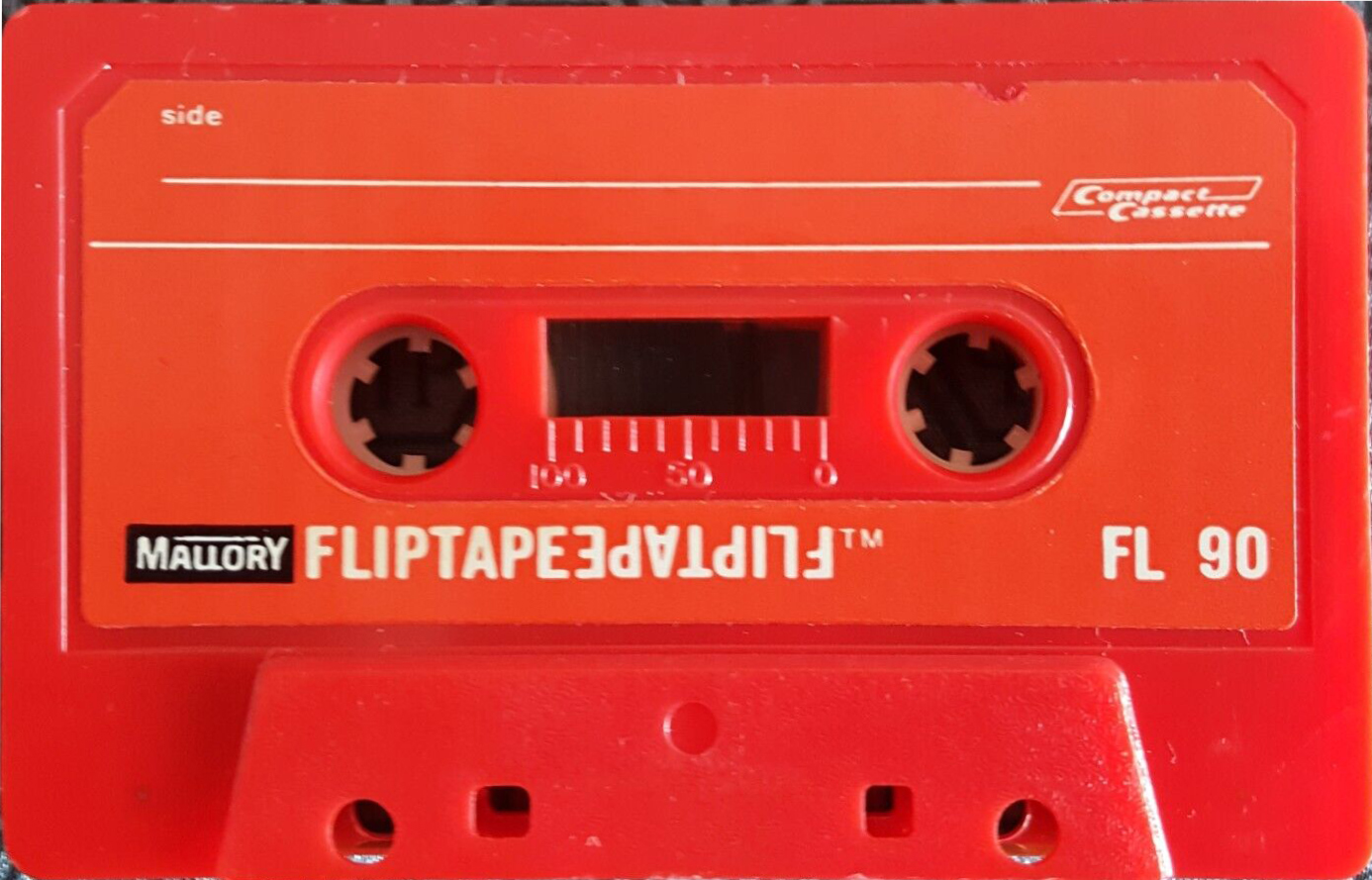 Compact Cassette Mallory FL 90 "Fliptape" Type I Normal USA