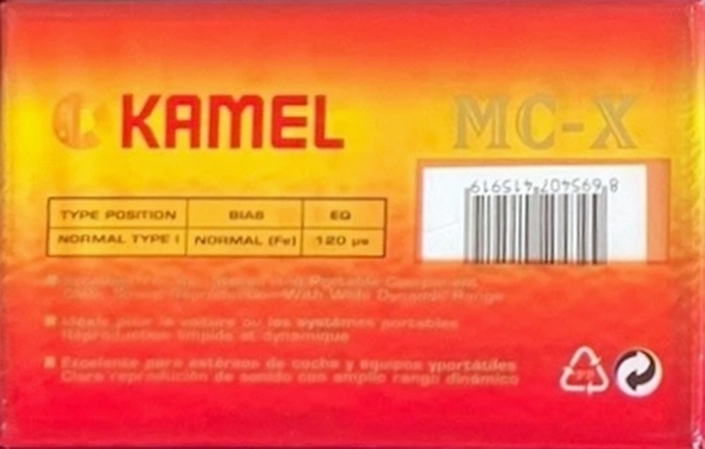 Compact Cassette Kamel MC-X 90 Type I Normal 1990 Turkey