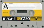 Compact Cassette Maxell AV 120 Type I Normal 1985 USA