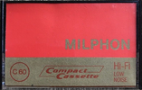 Compact Cassette Milphon 60 Type I Normal 1978 Europe