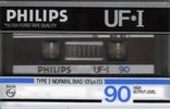Compact Cassette Philips UF-I 90 Type I Normal 1984 Europe