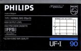 Compact Cassette Philips UF-I 90 Type I Normal 1984 Europe