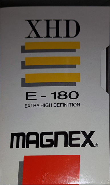VHS, Video Home System Magnex XHD 180 Type I Normal Europe