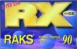 Compact Cassette RAKS RX 90 Type I Normal 1993 Europe