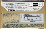 Compact Cassette TDK OD 90 Type I Normal 1979 USA
