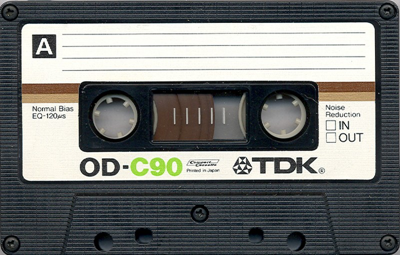 Compact Cassette TDK OD 90 Type I Normal 1979 USA