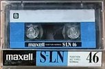 Compact Cassette Maxell S-LN 46 Type I Normal 1991 Europe