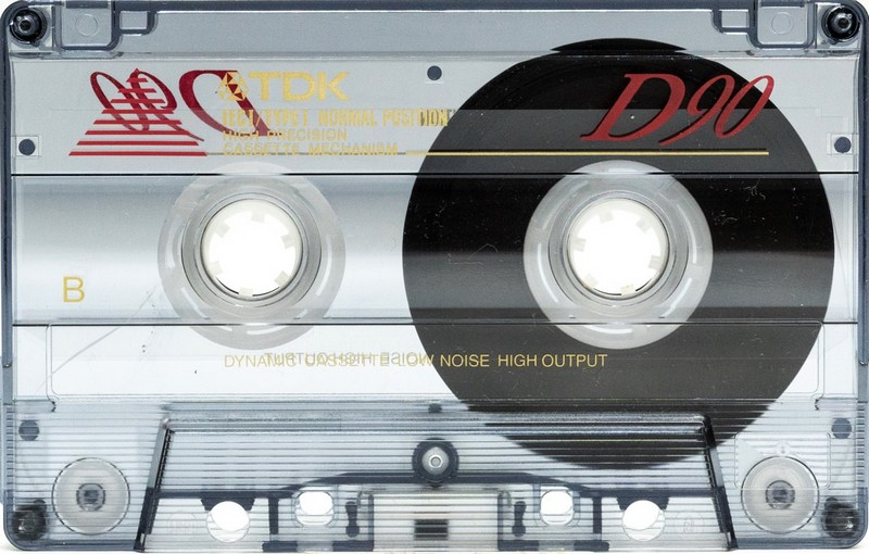 Compact Cassette TDK D 90 Type I Normal 1992 North America