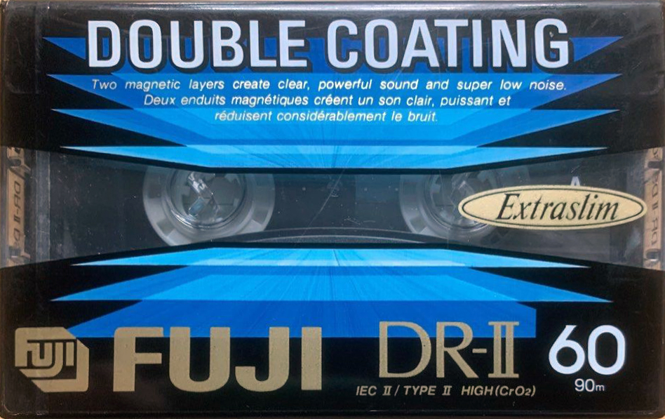 Compact Cassette Fuji DR-II 60 Type II Chrome 1993 North America