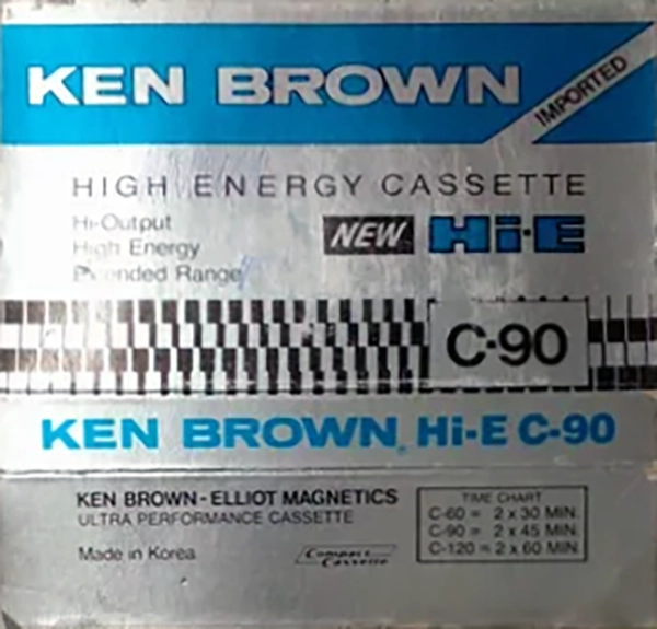 Compact Cassette Ken Brown Hi-E 90 Type I Normal Argentina