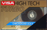 Compact Cassette Visa UCX-II 90 Type II Chrome 1985 North America