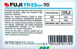 Compact Cassette Fuji FR-II Super 90 Type II Chrome 1988 Europe