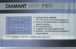 Compact Cassette Polimer Diamant F-I 60 Type I Normal Hungary