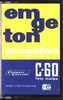 Compact Cassette Emgeton 60 Type I Normal 1977 Czechoslovakia