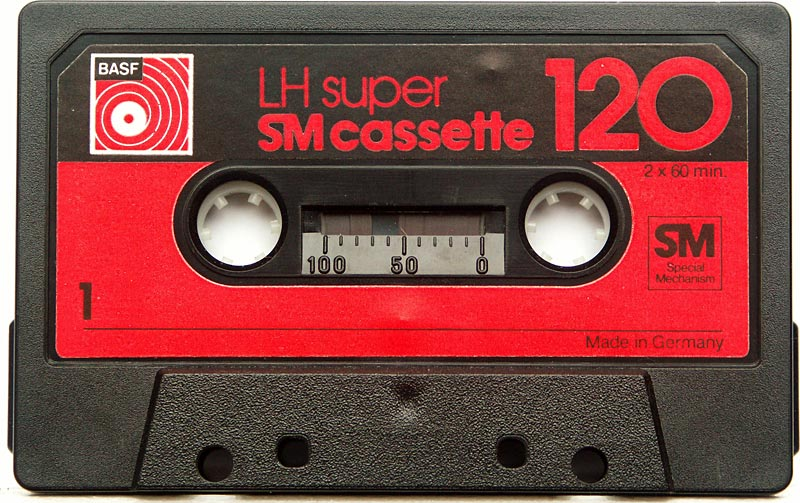 Compact Cassette BASF LH Super 120 "Small Window" Type I Normal 1974 Europe