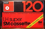 Compact Cassette BASF LH Super 120 "Small Window" Type I Normal 1974 Europe